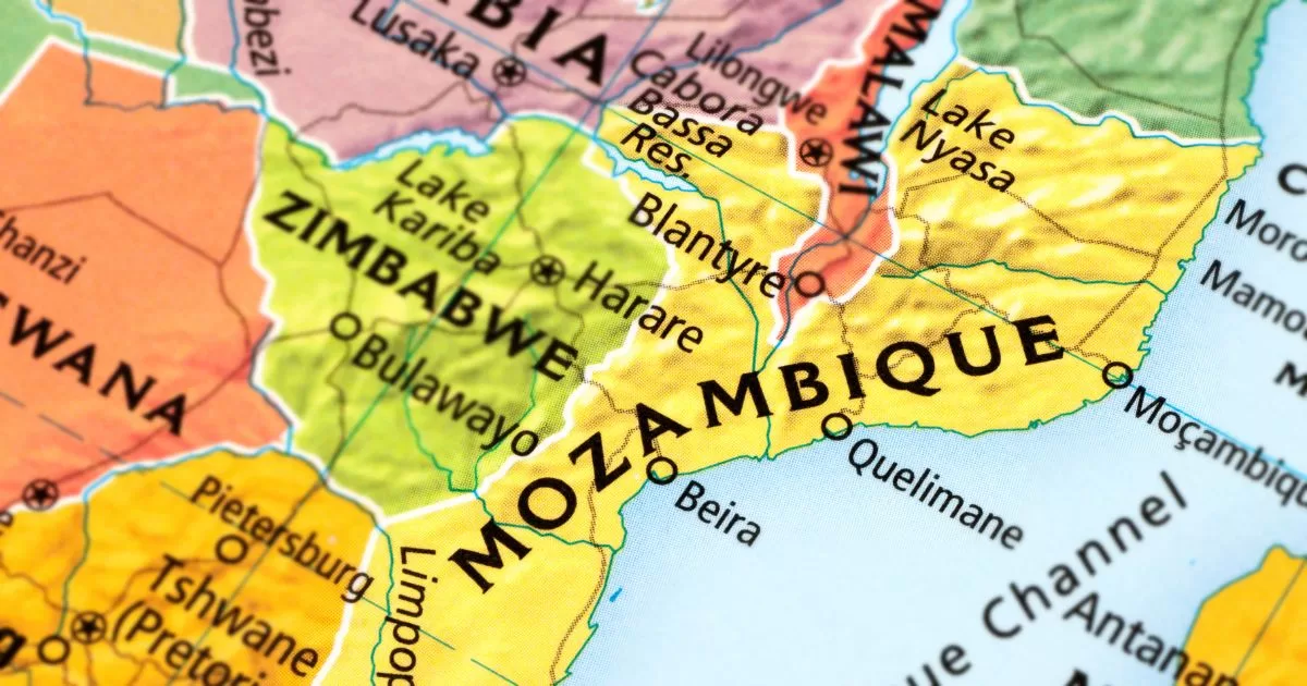 モザンビーク 地図
