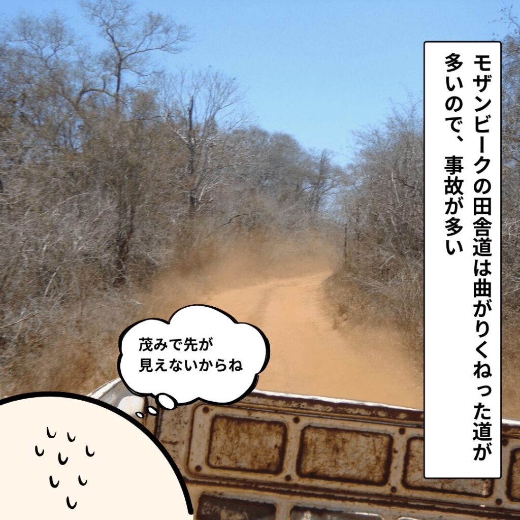 モザンビーク 田舎道